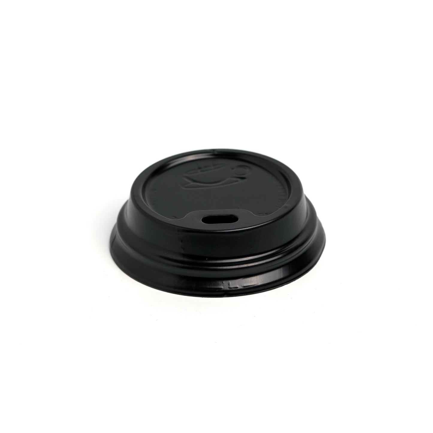 Kαπάκι Πλαστικό Πιπίλα Μαύρο για Ποτήρι Χάρτινο 4oz