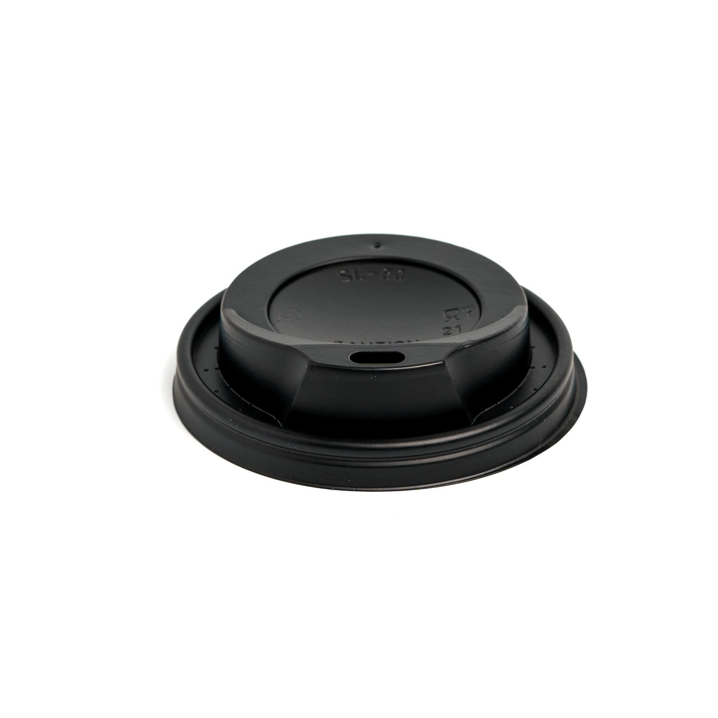 Καπάκι Πλαστικό Πιπίλα Μαύρο για Ποτήρι Χάρτινο 8oz