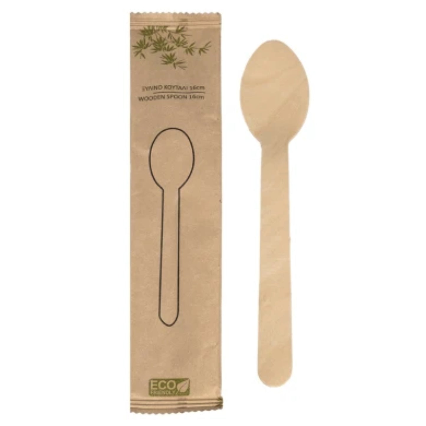 Ξύλινο Κουβέρ Κουτάλι Craft 16cm
