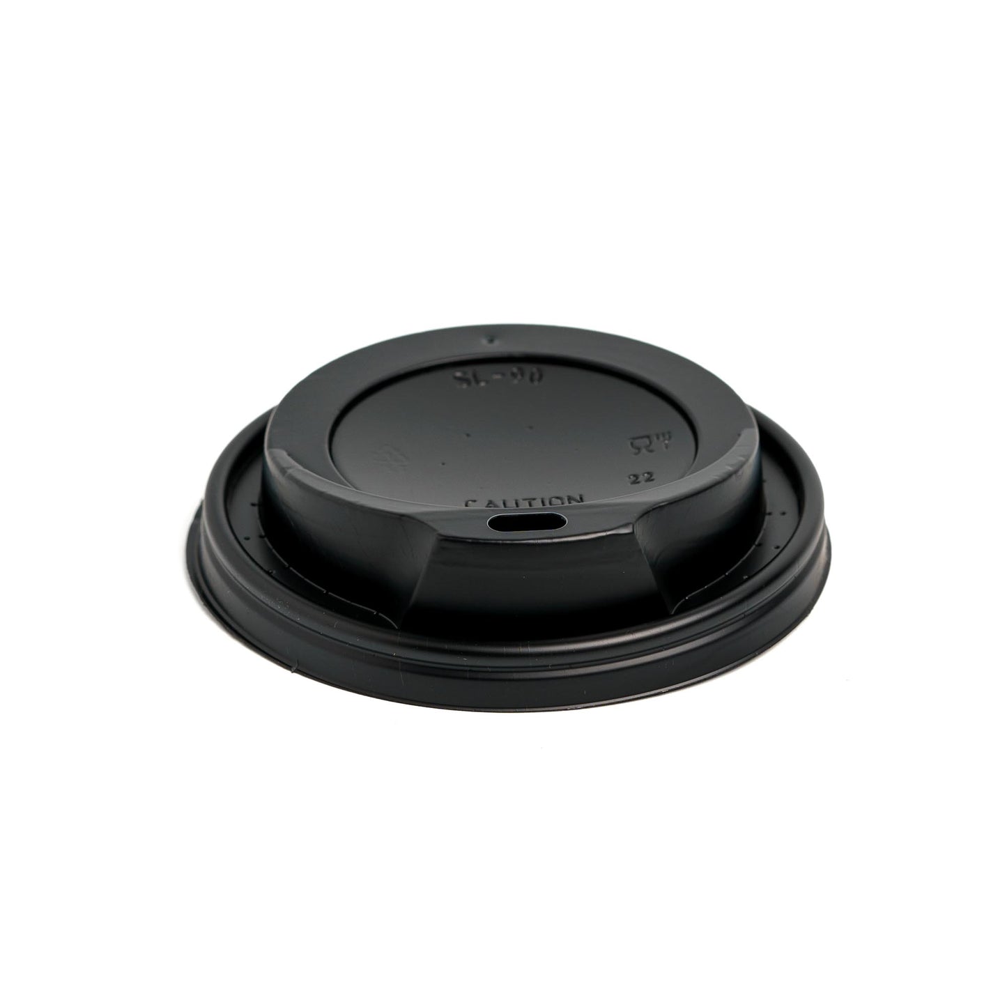 Καπάκι Πλαστικό Πιπίλα Μαύρο για Ποτήρι Χάρτινο 12oz - 16oz