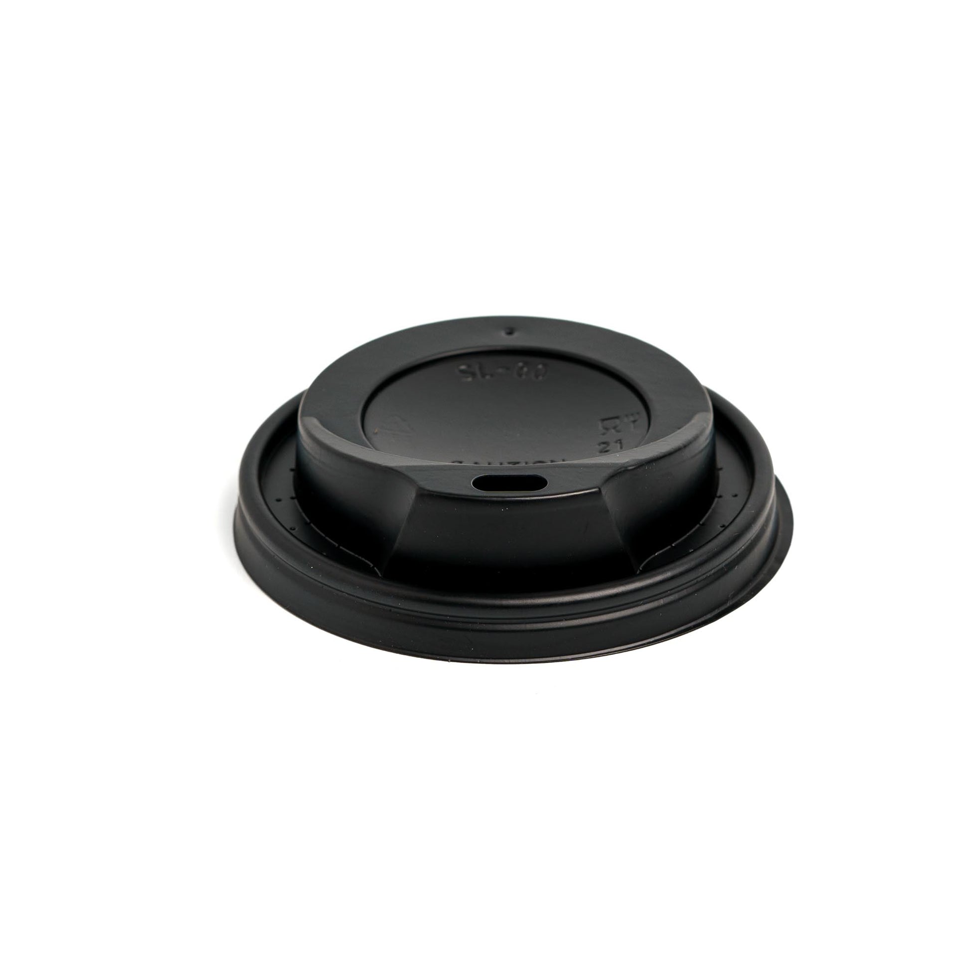 Καπάκι Πλαστικό Πιπίλα Μαύρο για Ποτήρι Χάρτινο 8oz