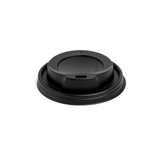 Καπάκι Πλαστικό Πιπίλα Μαύρο για Ποτήρι Χάρτινο 8oz