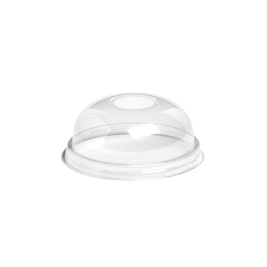 Καπάκι Πομπέ Πλαστικό με τρύπα 15mm Διάφανο 12oz - 16oz