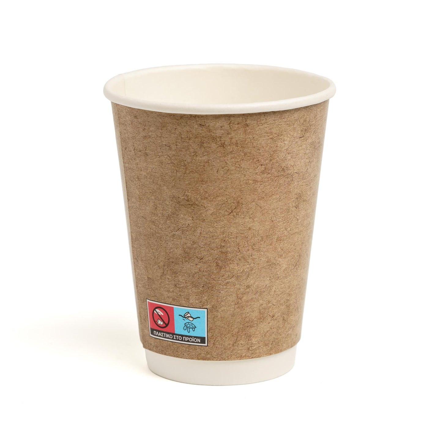 Ποτήρι Χάρτινο με Σχέδιο Craft 12oz