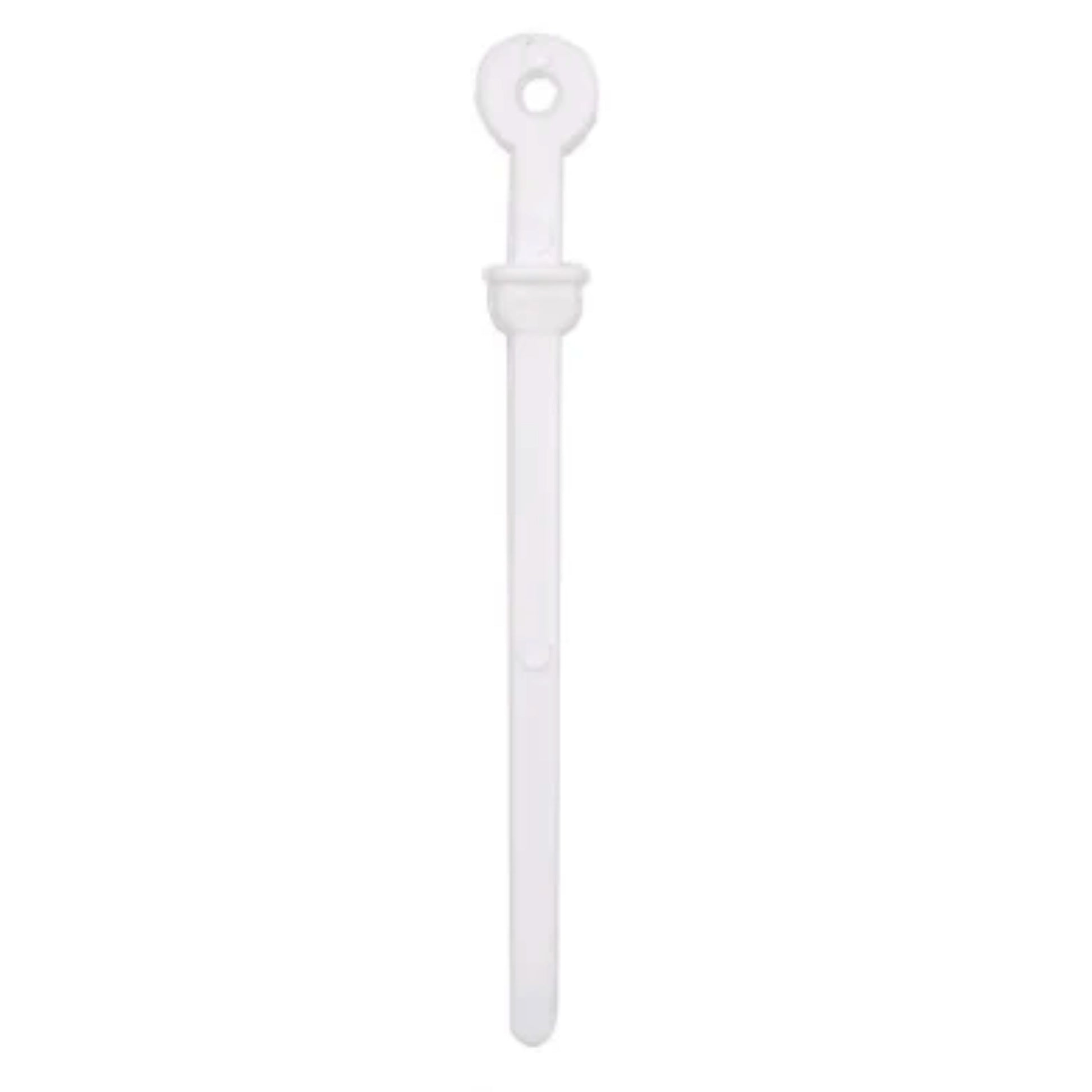 Stopper (Αναδευτήρας) Πλαστικό PP Λευκό Ασφαλείας 13cm